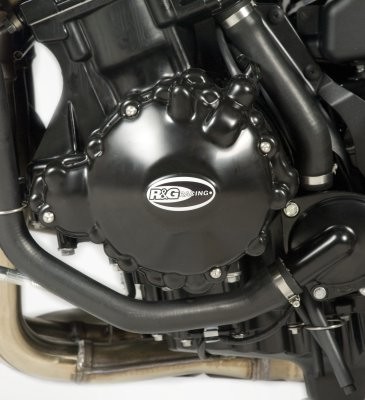 Kryt motoru (levý) R&G Racing pro motocykly TRIUMPH Speed Triple ('08-'11), černý